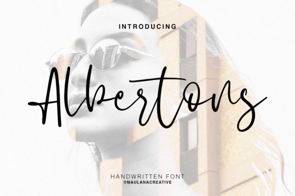 Albertons Script: A Bouncy Baseline for Crafty Designs