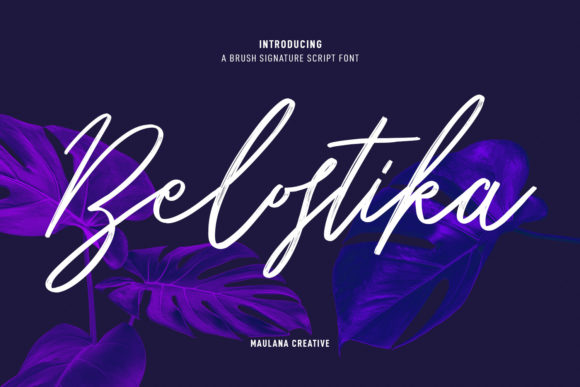 Belostika Script: A Touch of Delicate Elegance