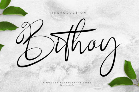 Bithoy Script: A Timeless Handwritten Font for Designers