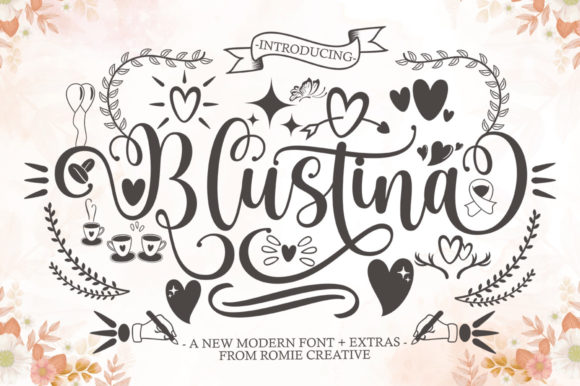 Blustina Script: Add a Luxury Spark to Your Designs