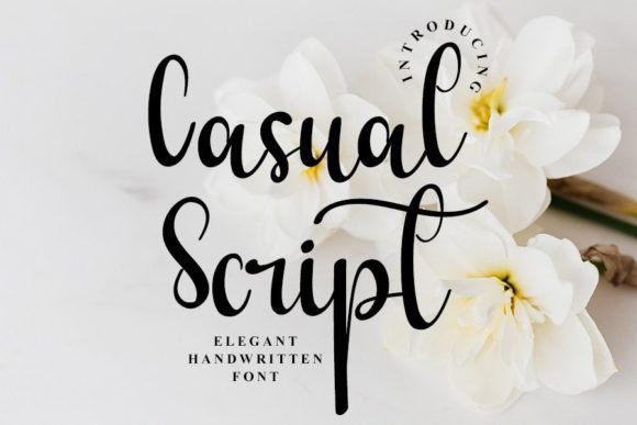 Casual Script: The Friendly Handwritten Font for Modern Projects