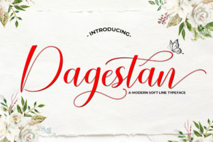 Dagestan Script: Clean Style with a Swash