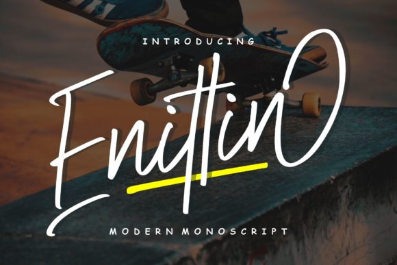 Enittin: The Modern Mono Script for Elegant Designs