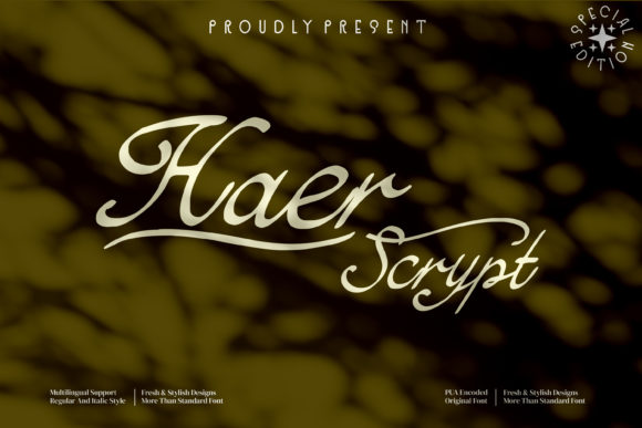 Haer Script: A Ravishing Typeface for Modern Design