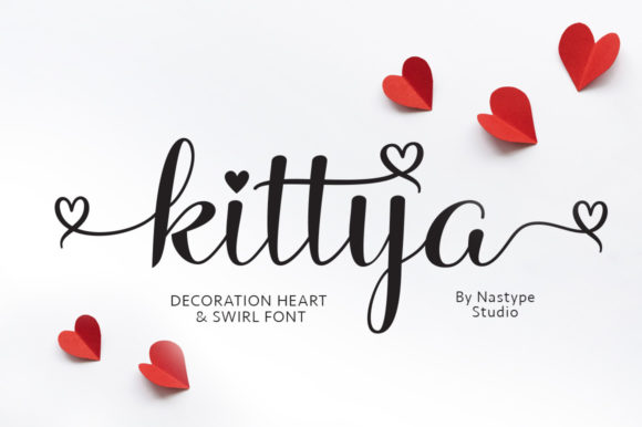 Kittya Script: A Stylish Script Font for Elegant Designs
