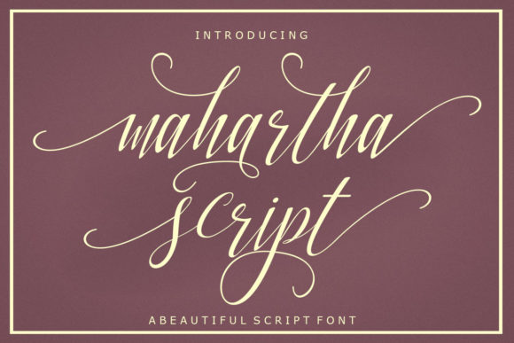 Mahartha Script: Where Classic Calligraphy Meets Modern Branding