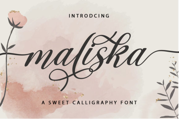 Maliska Script: A Calligraphy Font for Modern Designers