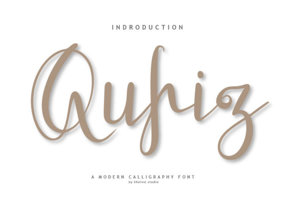Qufiz Script: A Handwritten Font for Authentic Branding
