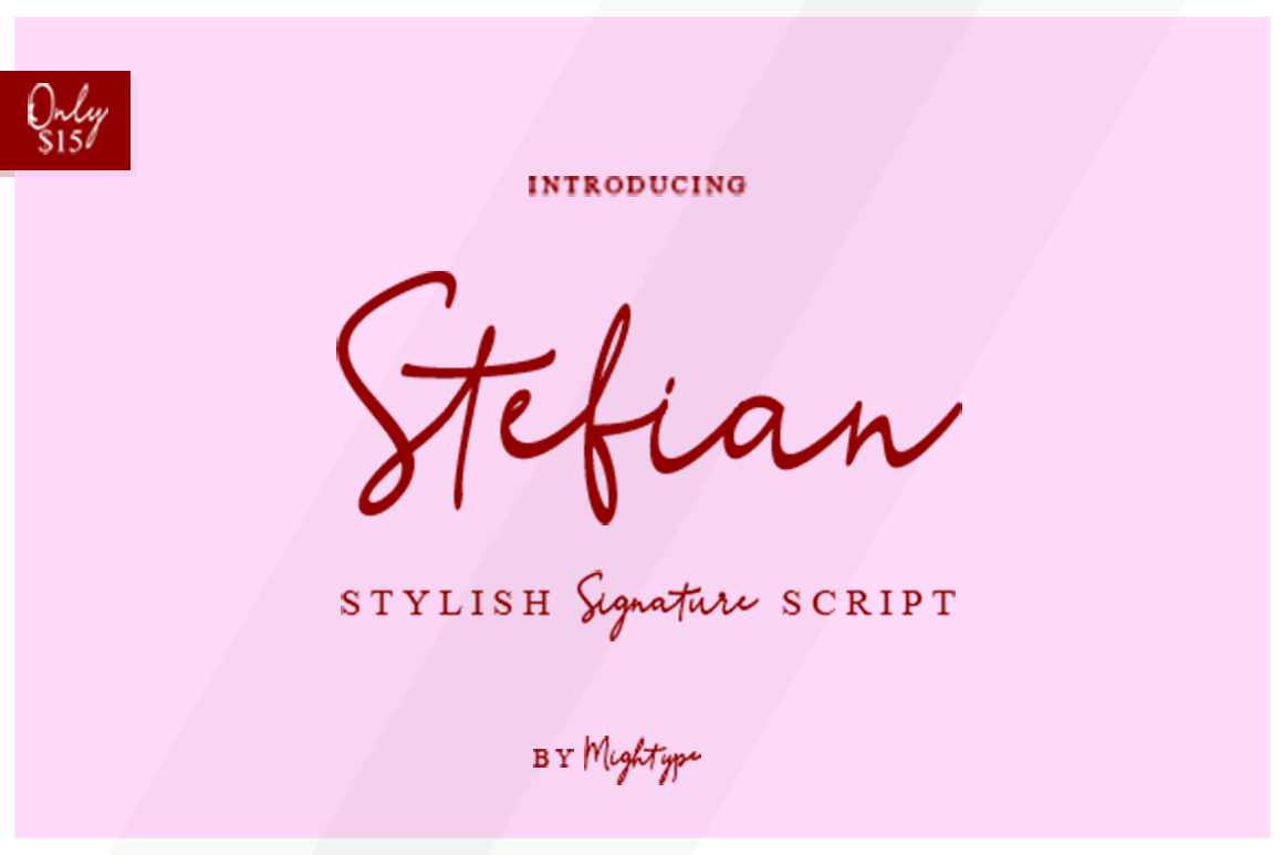 Stefian Script: Beyond a Simple Calligraphy Typeface