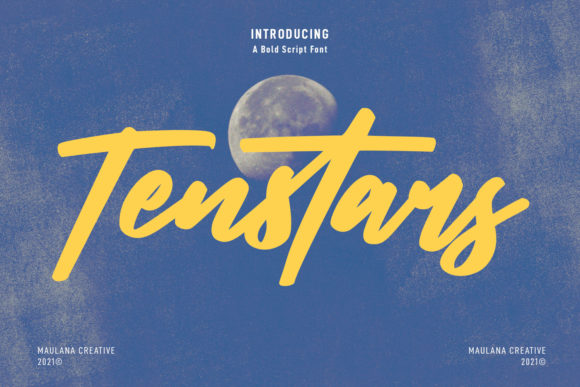 Tenstars Script: Crafting Elegance for Your Brand Identity