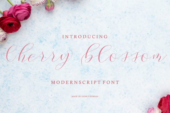 The Art of Elegance: Mastering the Cherry Blossom Script Typeface